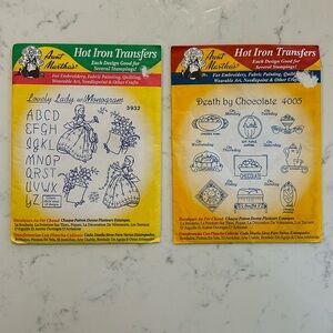 Hot Iron Transfer -  Lovely Lady w/ Monogram 3932 & Death by Chocolate 4005